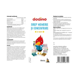 Dodino Sirop Memorie și Concentrare - Alevia