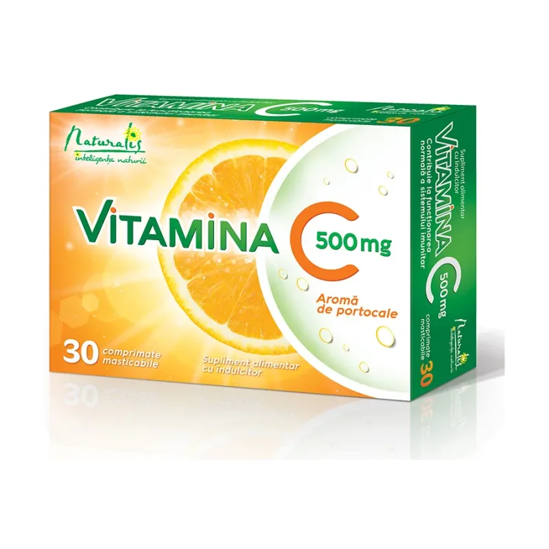 Vitamina C 500 mg masticabile - Naturalis
