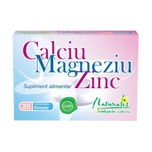 Ca+Mg+Zinc filmate - Naturalis