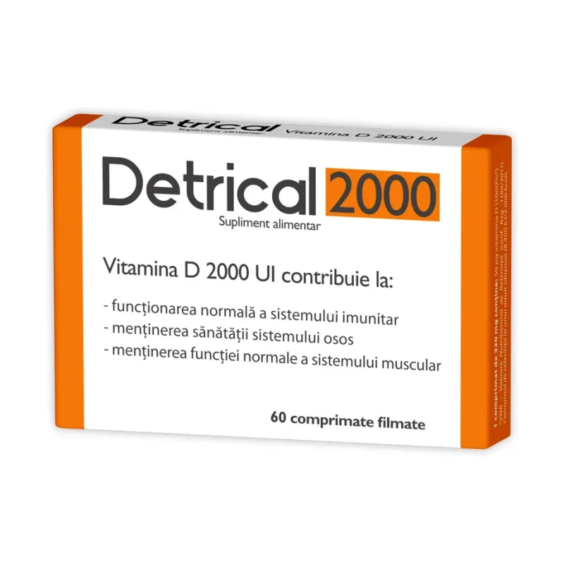 Detrical 2000 IU filmate - Zdrovit