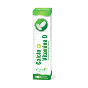 Calciu + Vitamina D efervescente - Naturalis