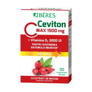 Ceviton C Max 1500 mg + D3 3000 UI filmate - Beres