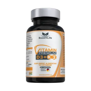 Vitamina D3 + K2 Premium GreenCaps - Boost4Life