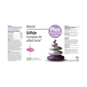 Silfide Complex de slăbit forte + Ceai de slăbit 30 plicuri - Alevia