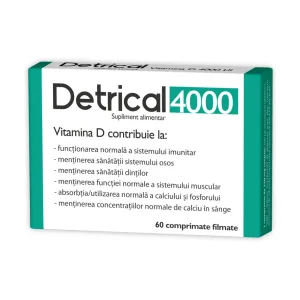 Detrical Vitamina D 4000 UI filmate - Zdrovit