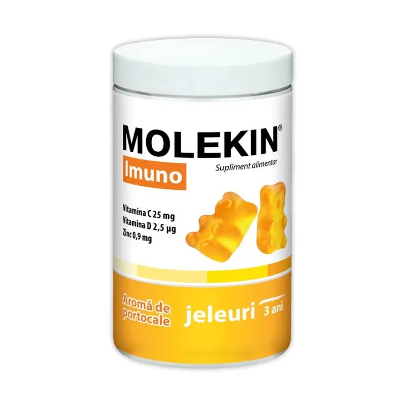 Molekin Imuno 3 ani+ aroma portocale - Zdrovit