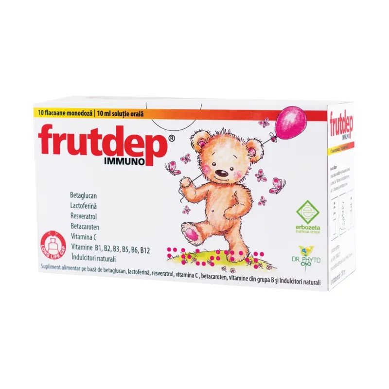 Frutdep Immuno 10 flacoane monodoza - Dr. Phyto