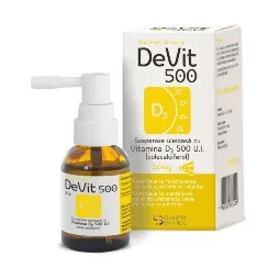 Suspensie uleioasa cu Vitamina D3 Impruvis D3Vit 500 - Pharma Brands