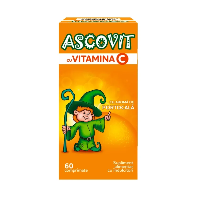 cu Vitamina C aroma de portocala - Ascovit