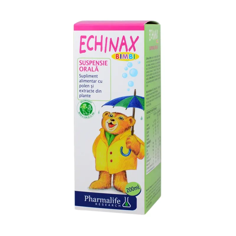 Sirop imunitate cu echinacea Echinax bimbi