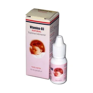 Picaturi cu Vitamina D3 Natural - Natural Pharmaceuticals