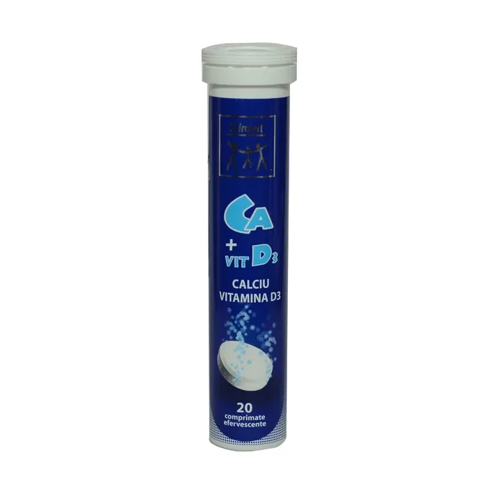 Calciu + Vitamina D3 efervescente - Zdrovit