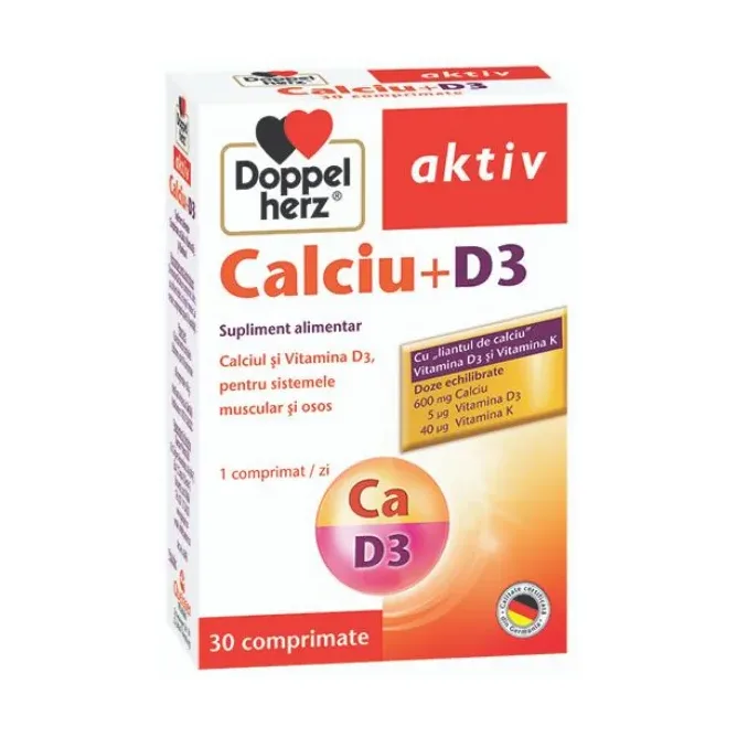 Calciu + D3 Aktiv - Doppelherz
