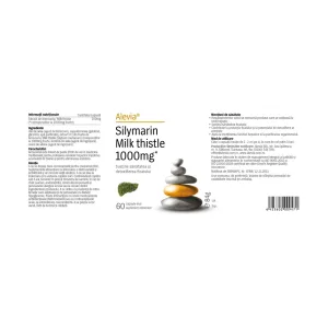 Silymarin Milk thistle 1000mg - Alevia