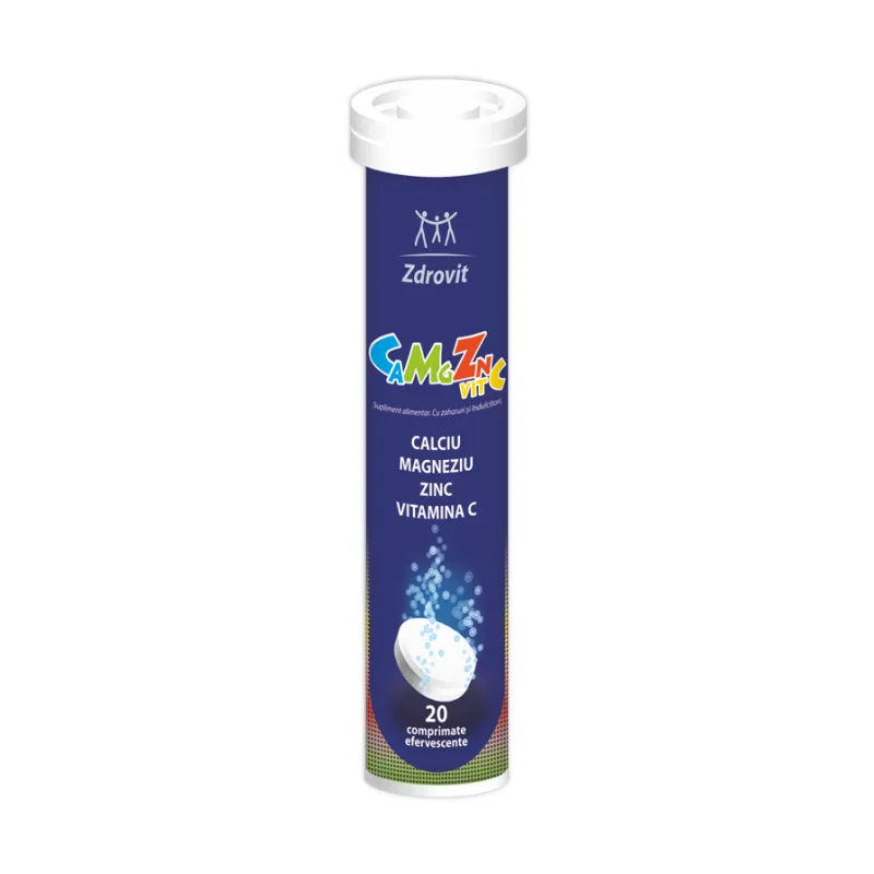 Ca + Mg + Zn + Vitamina C - Zdrovit
