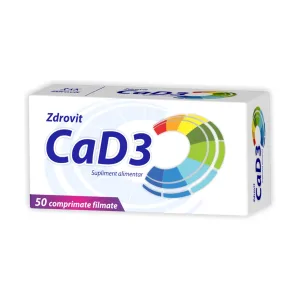 Ca+D3 X filmate - Zdrovit