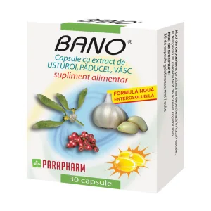 Capsule bano cu usturoi paducel vasc - Parapharm