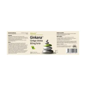 Ginkana Ginkgo biloba 80mg forte - Alevia