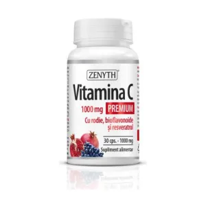 Vitamina C Premium Rodie si Bioflavonoide 1000 mg - Zenyth