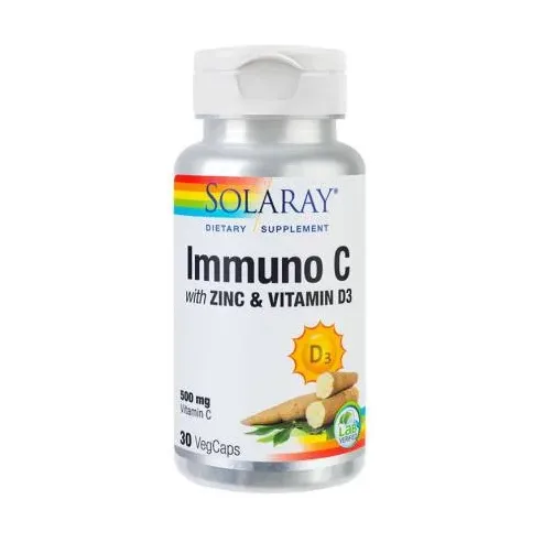 Zinc si Vitamina D3 Immuno C Solaray - Secom