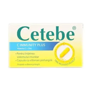 Cetebe C Immunity Plus Vitamina C + Zinc - Stada