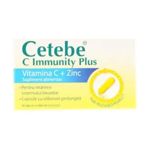 Cetebe C Immunity Plus Vitamina C + Zinc - Stada