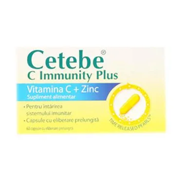 Cetebe C Immunity Plus Vitamina C + Zinc - Stada