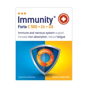 Immunity Forte C 500 + Zn + D3 orodispersabile - MBA Pharma