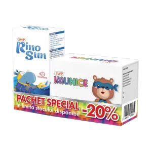 Pachet avantajos Imunice + RinoSun 20 ml - Sun Wave Pharma