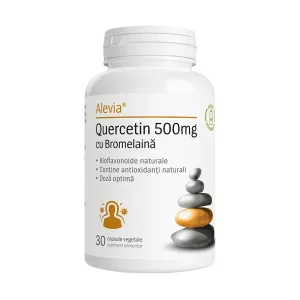 Quercetin 500 mg cu Bromelaina - Alevia