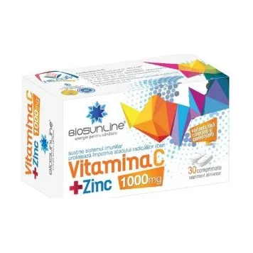 Vitamina C 1000 mg + Zinc - BioSunLine