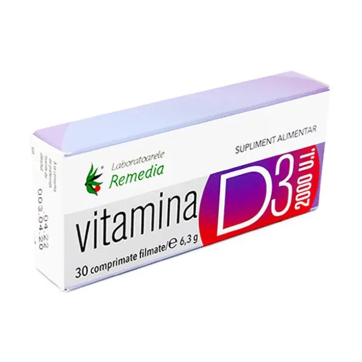 Vitamina D3 2000UI - Remedia