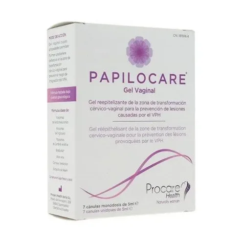 Gel vaginal Papilocare 7 canule cu doza unica - Gedeon Richter