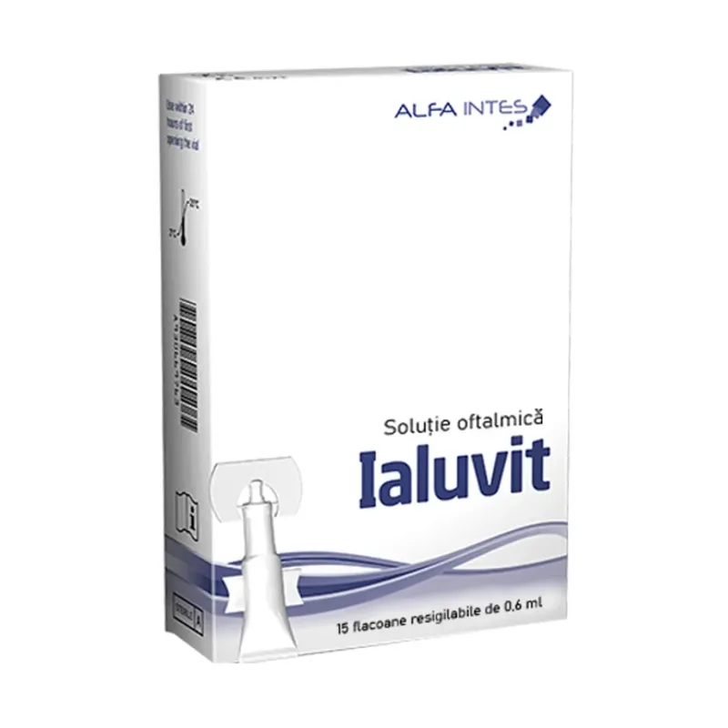 Ialuvit solutie oftalmica X 15 flacoane resigilabile