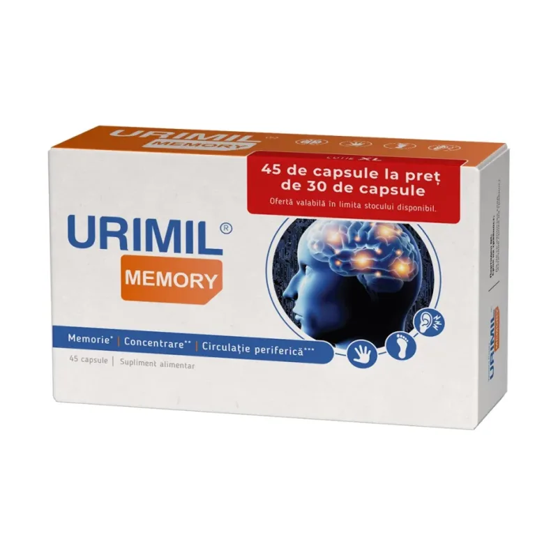 Urimil Memory la pret de 30 - NaturPharma