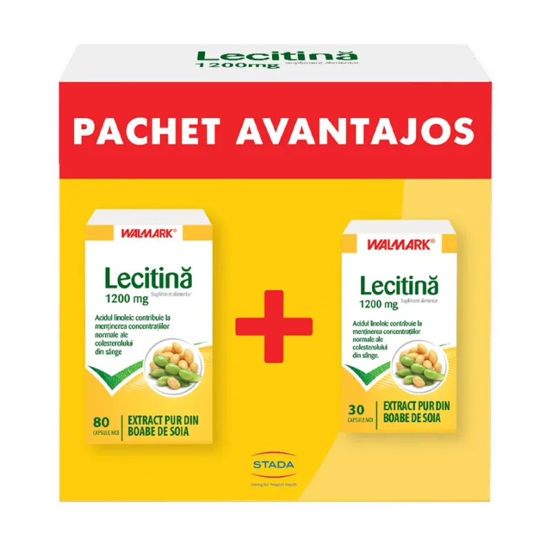 Lecitina 1200 mg + 30 capsule moi - Walmark