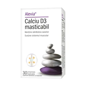 Calciu D3 masticabil - Alevia
