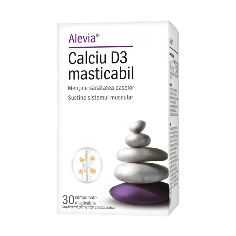 Calciu D3 masticabil - Alevia