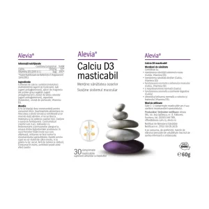 Calciu D3 masticabil - Alevia