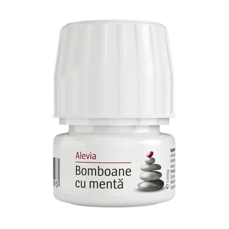 Bomboane cu mentă masticabile - Alevia