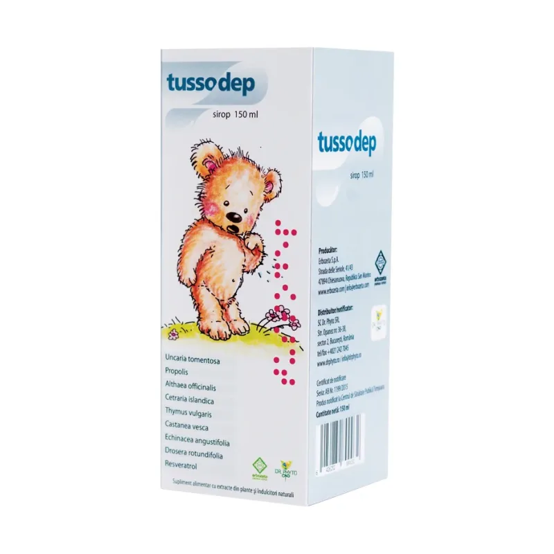 Sirop de tuse pentru copii Tussodep - Dr. Phyto