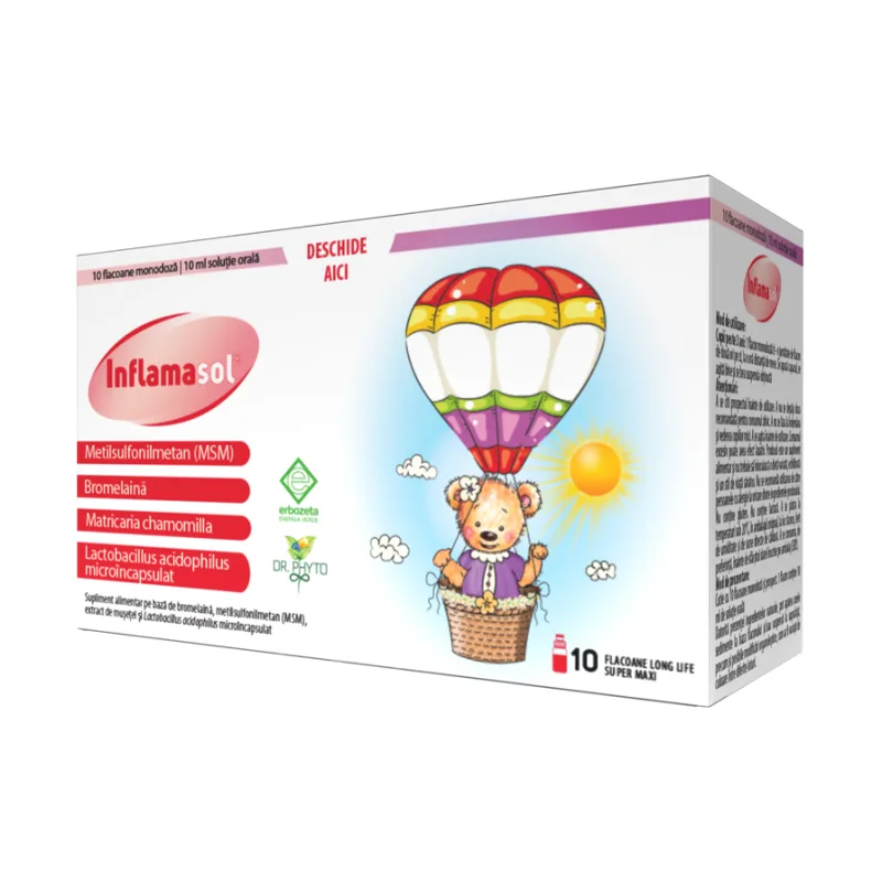 Inflamasol 10 flacoane monodoza - Dr. Phyto