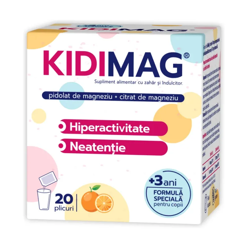 Kidimag 3 ani + Magneziu Ionic - Zdrovit