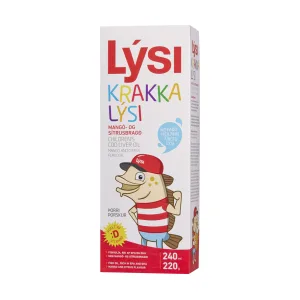 Ulei din ficat de cod cu aroma de mango pentru copii - Lysi