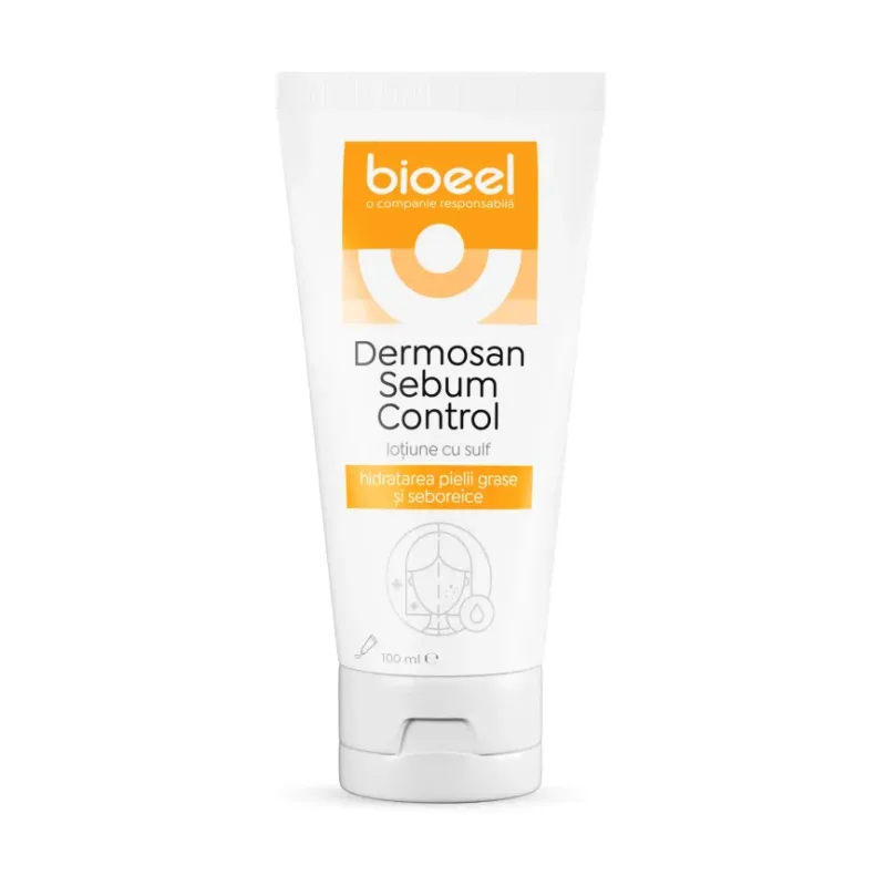 Dermosan Sebum control - Loțiune cu sulf - Bioeel