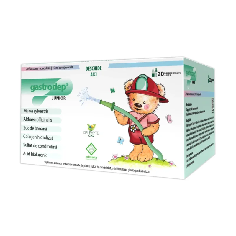Gastrodep junior 20 flacoane - Dr. Phyto