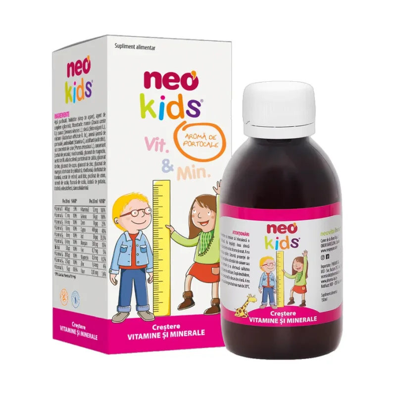 Sirop Crestere Vitamine si Minerale - Neo Kids