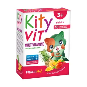 Kityvit Multivitamine cu aroma de mango si ananas - PharmA-Z