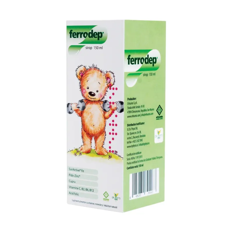 Sirop copii Ferrodep - Dr. Phyto