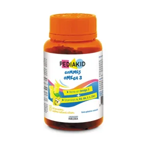Omega 3 pentru copii cu aroma de lamaie gumate - Pediakid